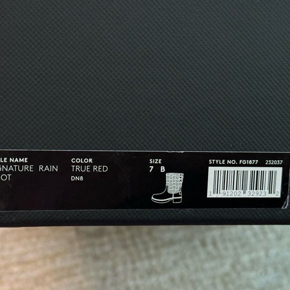 NWOT Coach. Rubber boots. New. Size 7 - Picture 5 of 5